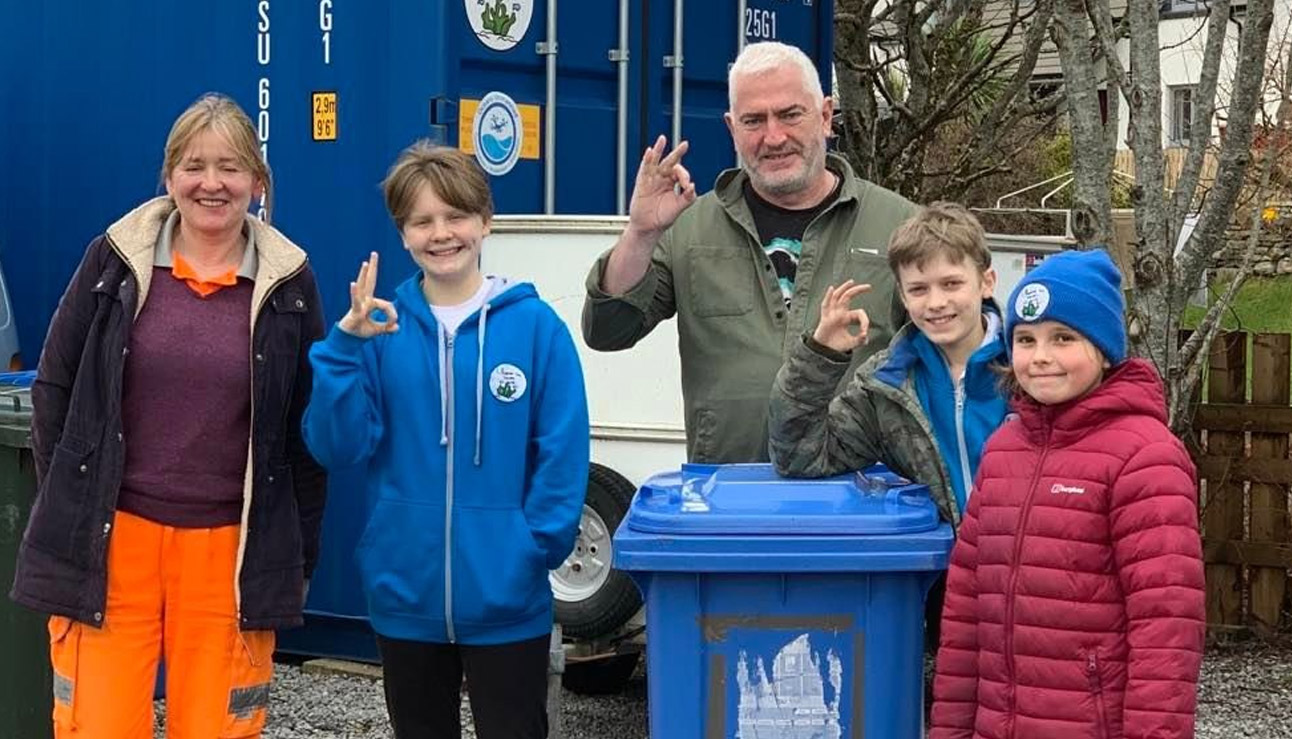 Thank you to Kate from the Ullapool bin lorry