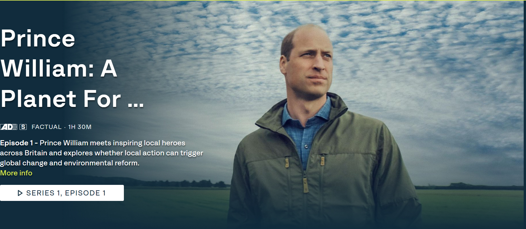 Prince William: A Planet For Us All