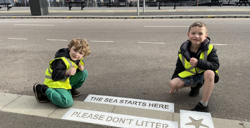 Some solid Drain Campaign work down at the harbour yesterday! 